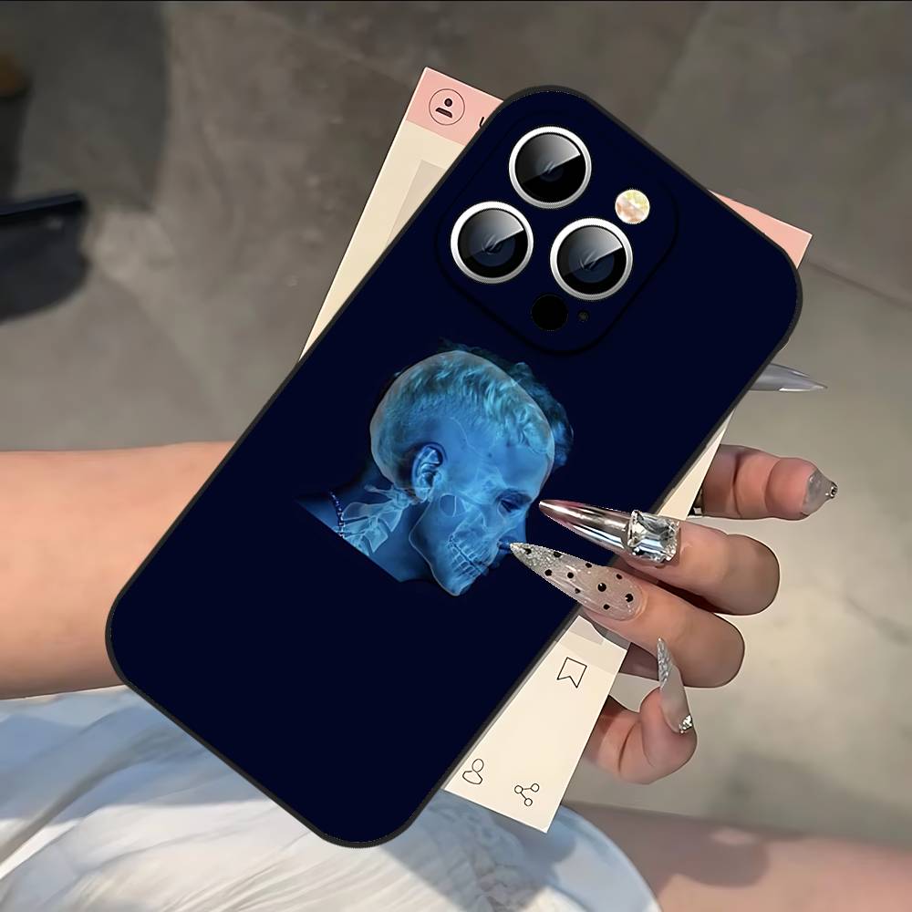PLK French Rapper Mathieu Phone Case Black Phone Case That Fits For IPhone 17,16,15,11,13,14 Pro Max,Plus,X,Xr,Xs Max,13Mini