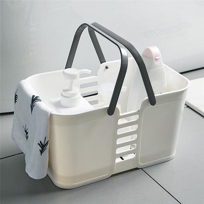M-Modern-Shower Basket Tote Plastic Storage Basket With Handles Pool Beach Basket