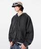 Dimitri Black Asi Four Seasons Essentials Zip-Up Hoodie_Crop Pigment Charcoal