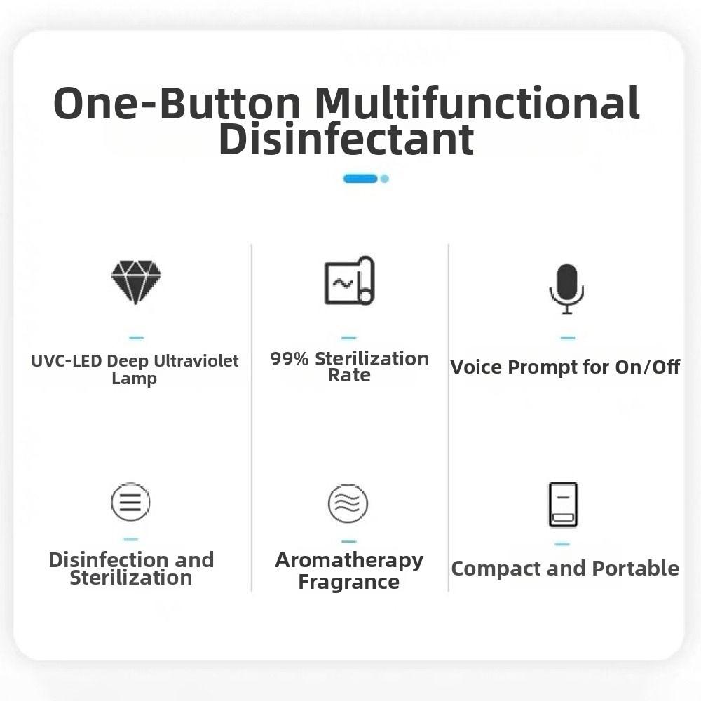 Voice Function Portable Sterilizer Box Germ-Free Tweezers Phone Sterilizer Embroidery Tools