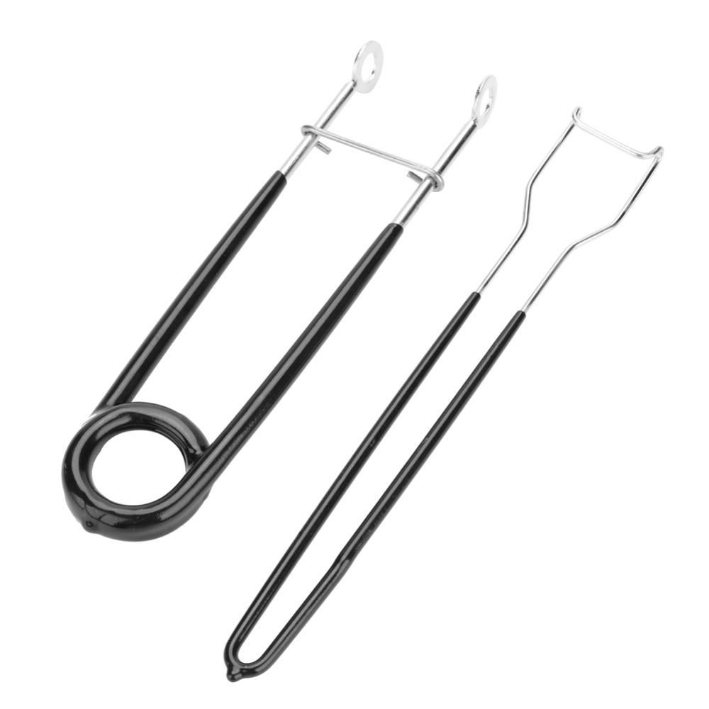 2 sady otvíráků na rybí tlamy z nerezové oceli Lehký 18cm/19.5cm Odstraňovač háčků Rozpěrka rybích čelistí pro rybáře