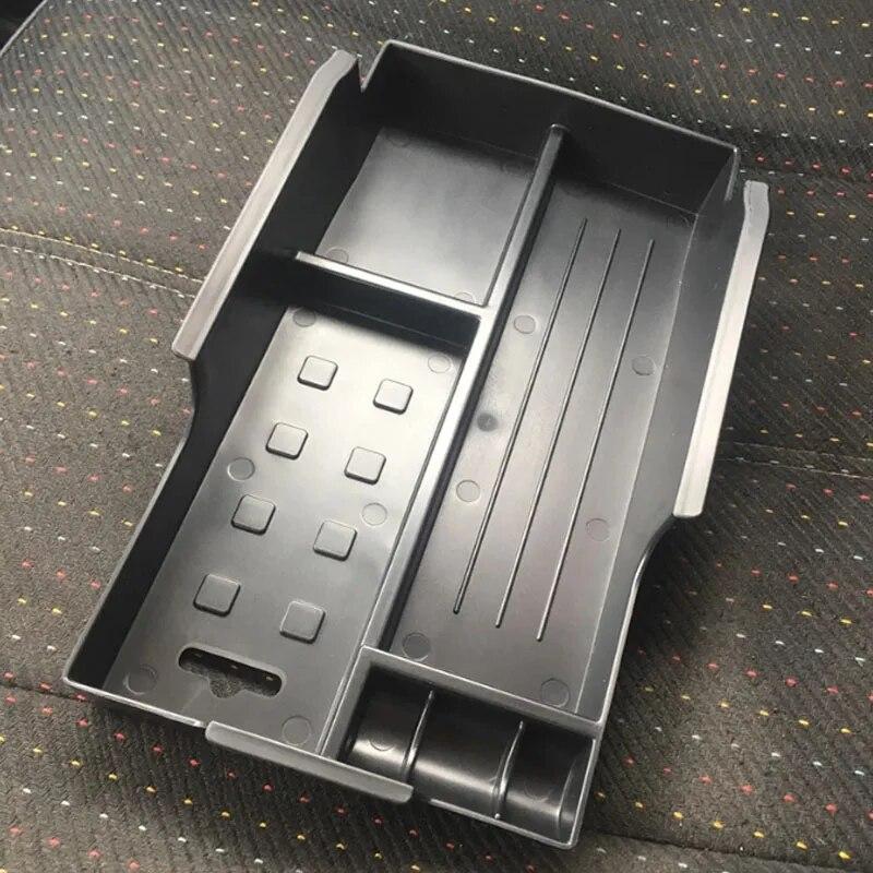 Car Center Console Tray Replacement Central Armrest Storage Box Center Console Storage Holder Organizer for Camry XV50 2012-2018