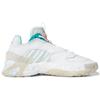 Adidas Originals Streetball Round Toe Lace-Up Durable Low-Top Basketball Shoes Women Sneaker White Gray EH2351