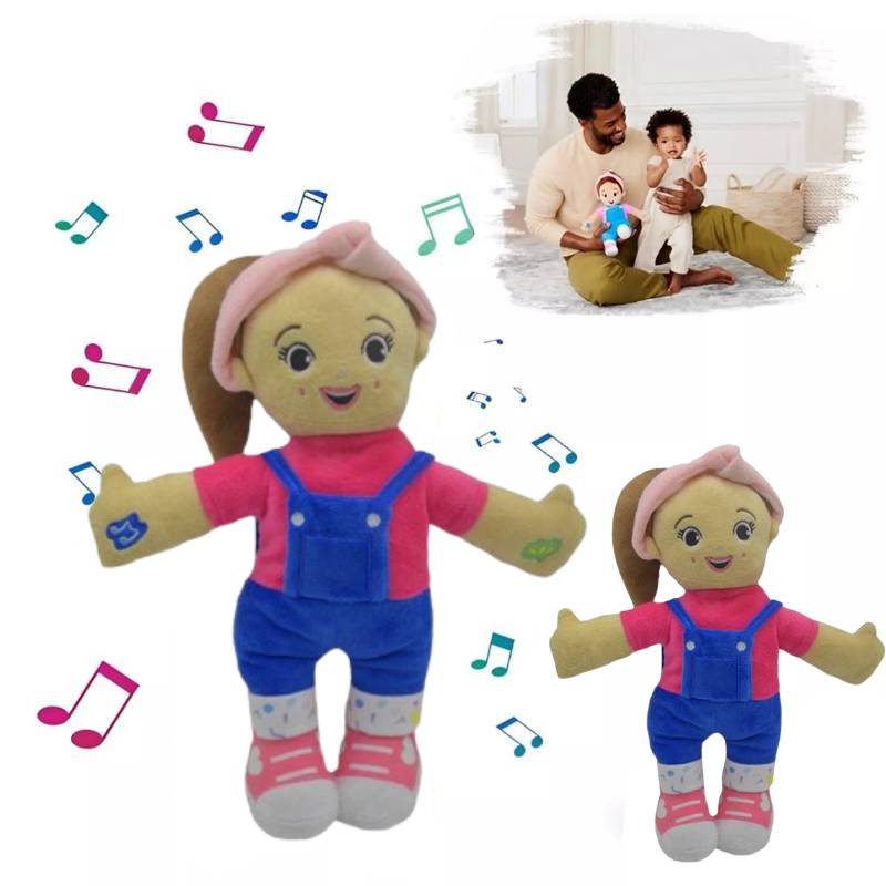 Sing And Speak Doll Musical Sensory Plush Toy Kids Interactive Gift