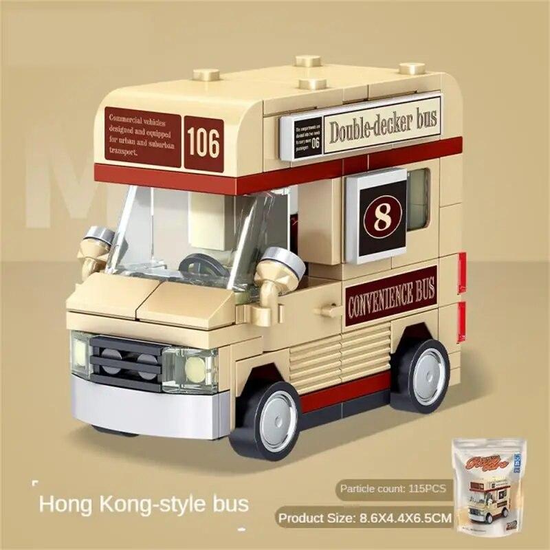 Racing Toys Creative Plastic Toy Building Blocks Attractive Assembled Building Blocks Rounded Without Hurting Hands Portable Fun