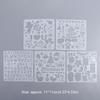 Decorative Hollowed Stencils Kit DIY Handcrafts Graffiti Templates  Embossing
