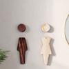 2pcs/se Solid Wood Bathroom Door Signs Self-adhesive Men's And Women's Toilet Sign  Home Decor