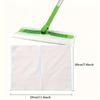 100PCS Disposable MicroFibre Electrostatic Floor Cloths Dust Removal Mop Paper Floor Cleaning Wipes for Flat Swivel Mop