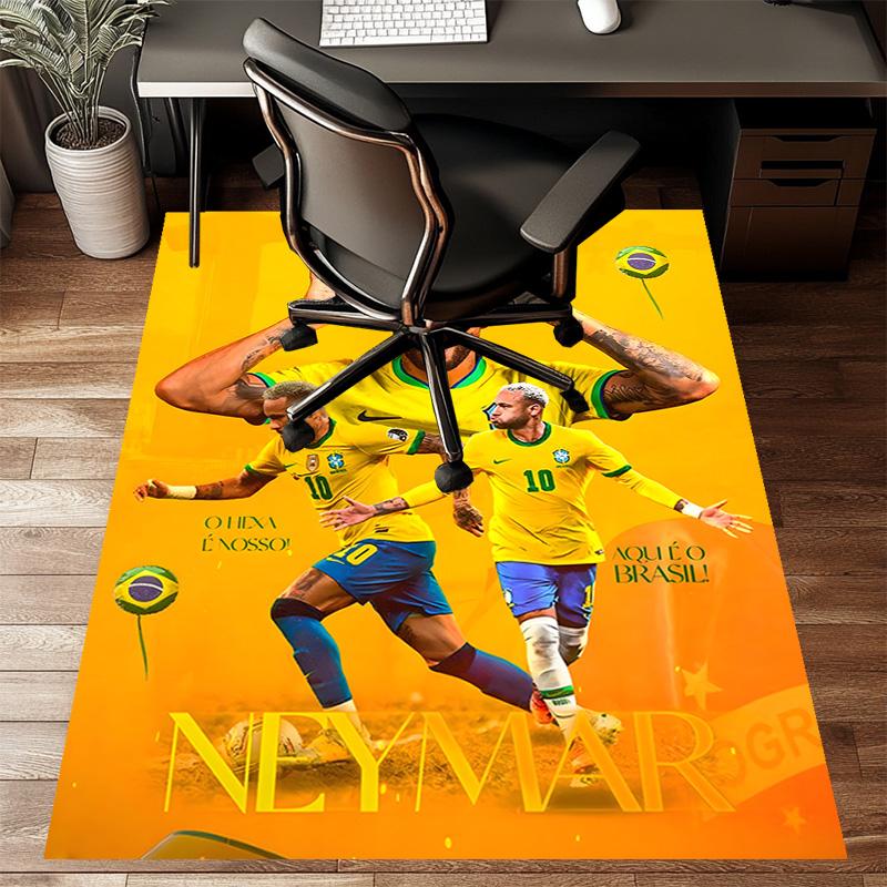 1pc Neymar Design Printed Area Rug Carpet for Bedroom Living Room Home Decor Rugs Mat Non Slip Mat Rug for Bedside