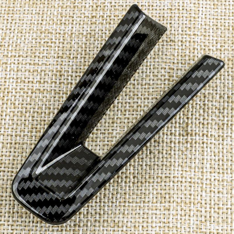 Carbon Fiber Style Car Steering Wheel Chin Cover Trim Fit for Mazda 3 CX-30