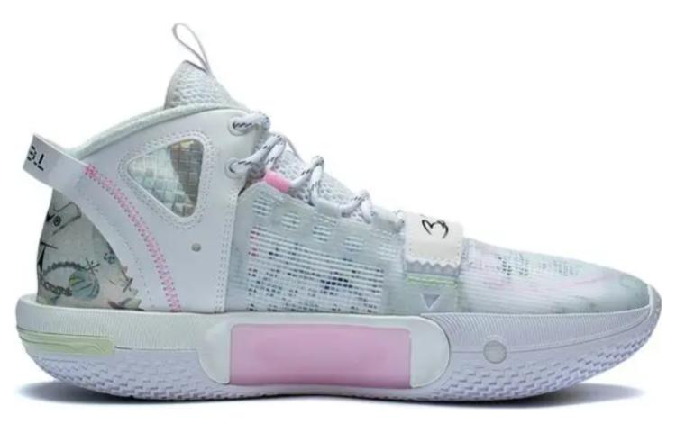 Li Ning Shadow 4 V2 Textile, Synthetic Leather Cushioning Slip Resistant Abrasion Resistant Mid top Basketball Shoes ABPT015-7