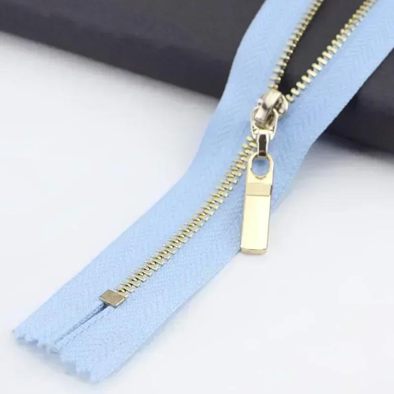 5/10Pcs 3# 15-30cm Close-end Metal Zippers Purse Handbag Zip Closure Decor Zipper for Clothes Pocket Zips DIY Sewing Accessory