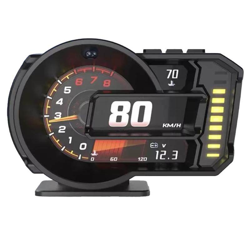NEW-Multi-Function Heads-Up Display Accessories For Car Ambient Light Driving Score Heads-Up Display A590 As Shown A
