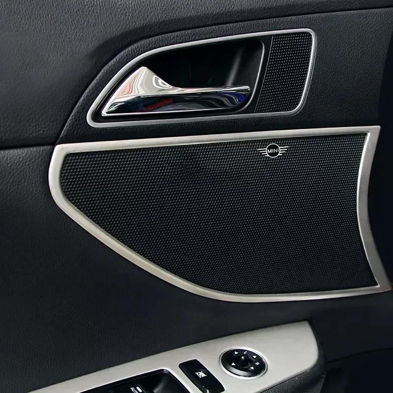 Für Bmw Mini 3D Aluminiumlegierung Auto Lautsprecher Audio Aufkleber Abzeichen Emblem Dekoration Zubehör Für MINI COOPER R56 R55 R60 R61 Cou