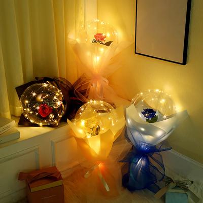 Flower Bobo Clear Balloon Party Decor Wedding Birthday Valentine Inflatable Ball