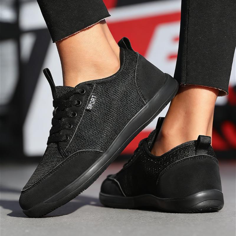 Women's Wide Barefoot Shoes New Fashion Outdoor Running Sneakers Minimalist Large Trendy Mesh Casual Walking Shoes