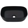 VidaXL Lavabo 45,5x32x13 cm Céramique Noir