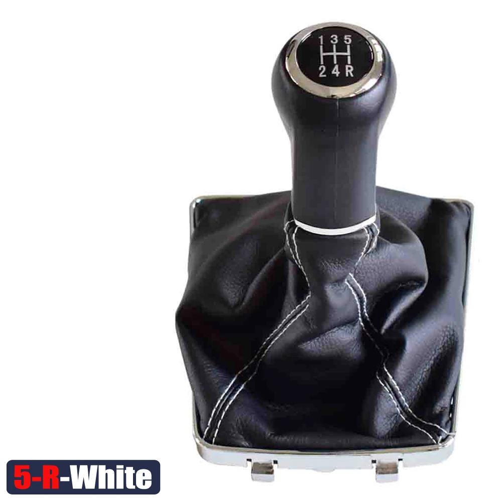 MT 5/6 Speed Gear Lever Shift Knob Leather Boot Case Collar For OPEL ASTRA III H 1.6 VAUXHALL 2004 2005 2006 2007 2008 2009 2010