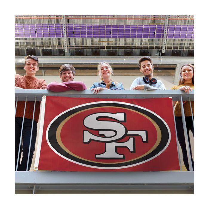 Drapeau - WINCRAFT - San Francisco 49ers - 150x90cm - 100% Polyester - Multicolore