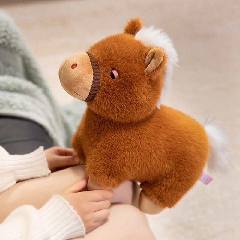 New Real Life Horse Plush Dolls Stuffed Animal High Quality Super Realistic Horse Plush Toys Classic Birthday Gift