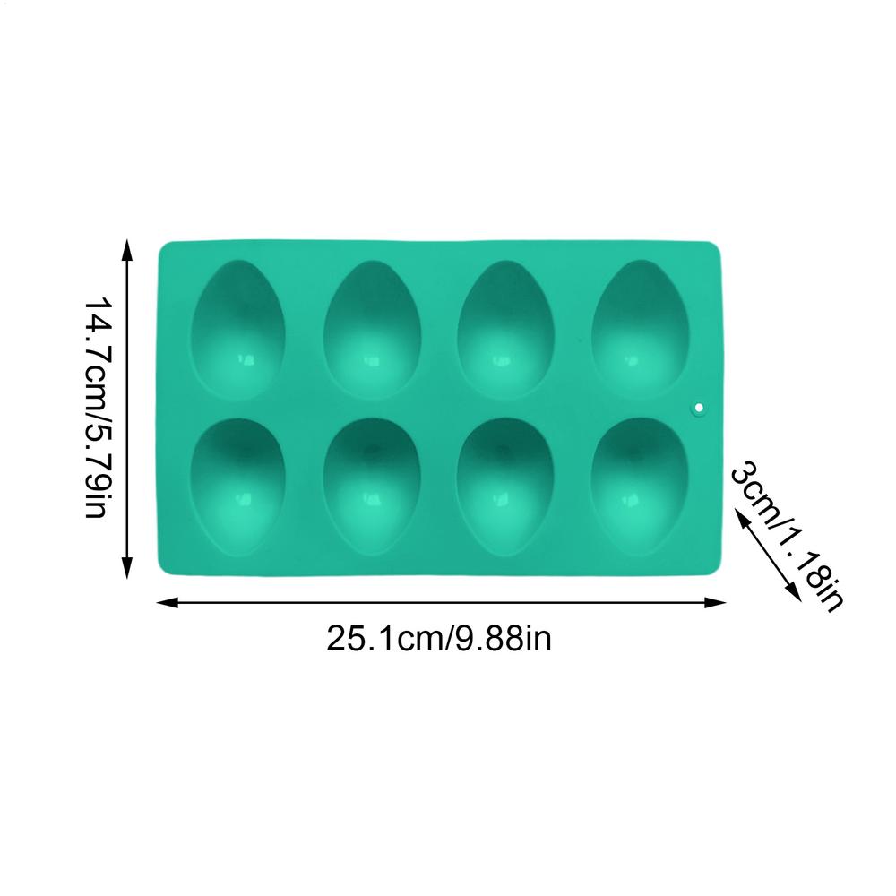 

Easter Silicone Molds 8-Cavity Food Grade Easy Release Bakeware Easter Candy Molds Silicone Baking Pan for Cookie Candy Jelly озеро зеленый