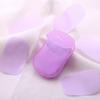 50Pcs Travel Disposable Mini Washing Hand Bath Clean Scented Slice Soap Paper