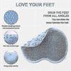 shower foot scrubber with soothing massage pad