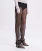 GYEONG Tulle Slim Pants_Black