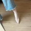 Design Sense Niche Spring and Autumn 2025 New Pointed Head Light Mouth Flat Shoes French Bag Head Nude Non-slip Single Shoes