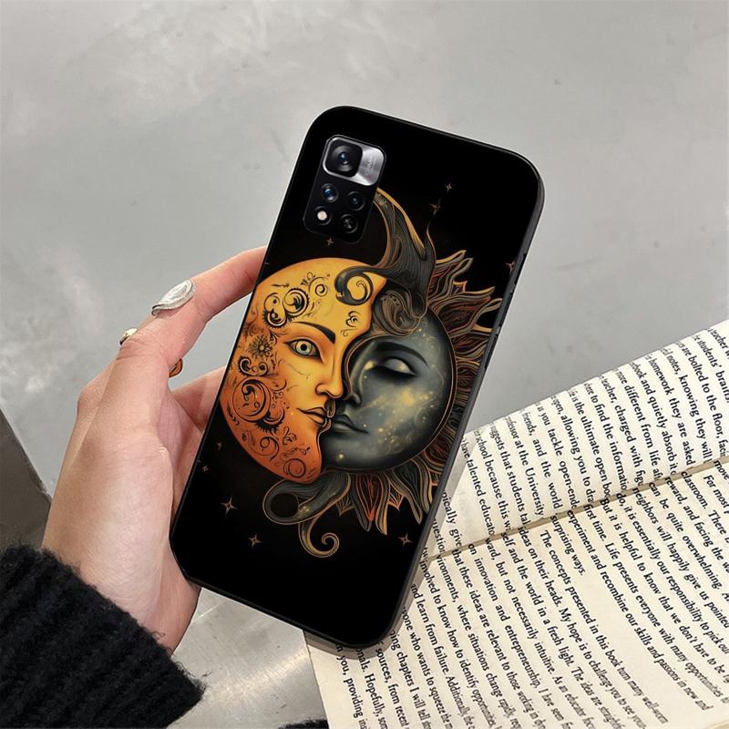 Moon And Sun Phone Case For Xiaomi Redmi Note 13 12 Pro 11S 11 10 Pro 10S 12S Redmi 10 9C 13C