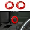 2x Rote A-Säulen Lautsprecherabdeckung Zierrahmen für Jeep Wrangler JK 07-14 Zubehör