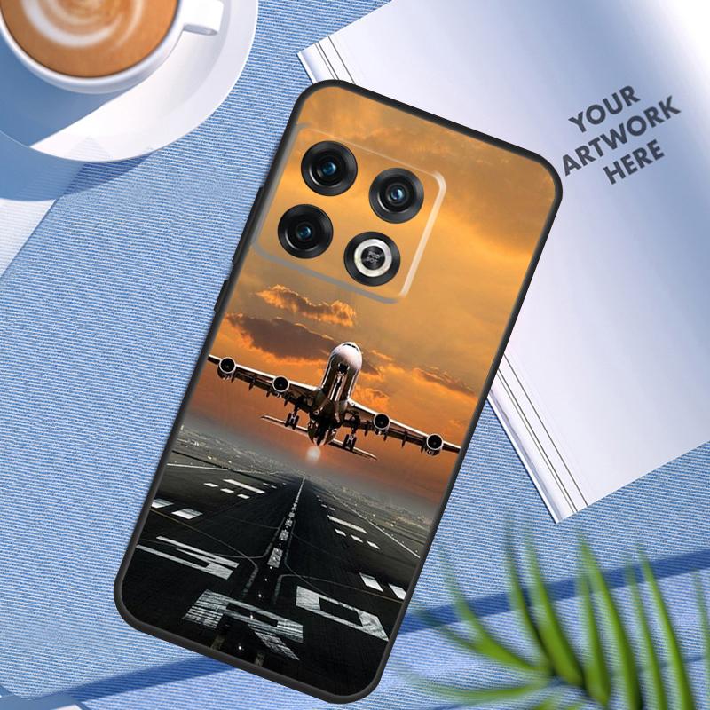 Airplane Plane Aircraft Case For OnePlus 12R 10T 10R 9R 8T 12 11 9 10 Pro Nord CE 3 Lite 2 2T CE4 N10 N20 N30 Cover