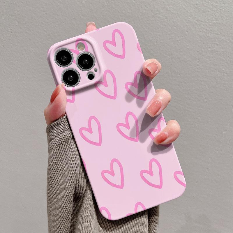 Luxus Clmj Swag Rosa Liebesherz Glänzende Folie Harte PC-Handyhülle für Google Pixel 7 7a 8 8a 9 9a Pro XL 5G