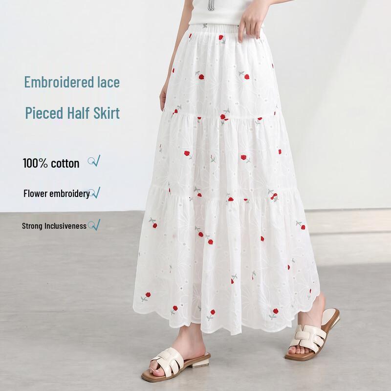 FivePlus French Style Sweet Midi Skirt M