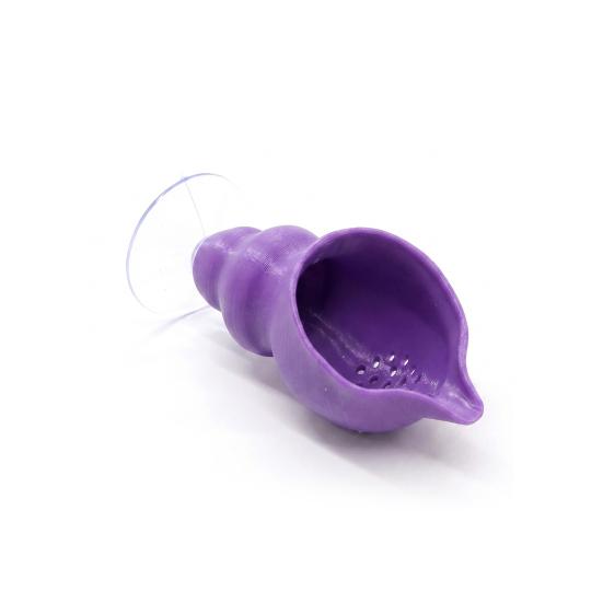 Betta Hammock Shell, Betta Fish Bed with Suction Cup, Plastic Conch Shell Fish Hammock, Resting Spot for Betta, Shrimp, Cichlid, Small Fish Tank Decor