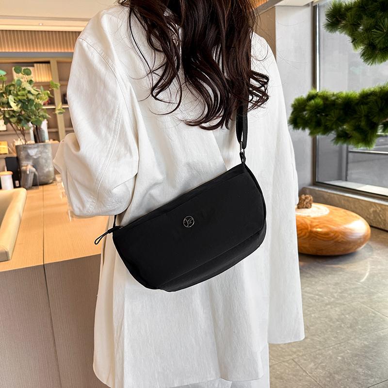 Crossbody Bag for Women Large Capacity Waterproof Nylon Multi Pocket Adjustable Wide Strap Travel Shoulder Satchel Daily Purse