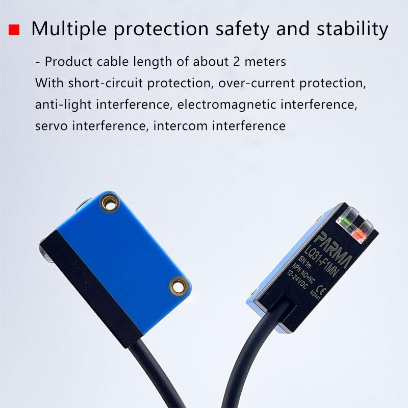 PARMA Long-range diffuse reflection laser sensor photoelectric sensor LQ31-F1MN, photo sensor Optical sensor diffuse sensor
