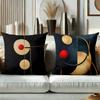 Mid Century Modern Geometric Abstract Throw Pillow Covers Pattern Cushion Cover Suitable For Sofa Bedroom Car Pillow Cover