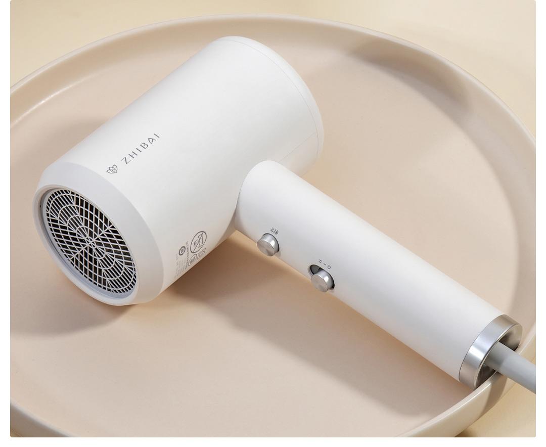 

Xiaomi ZHIBAI Anion Фен Розовый Фен для волос Температура Mi Фен для домашних путешествий Портативные фены белый