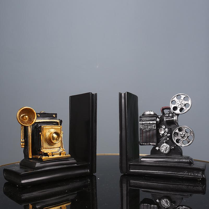 

European Retro Resin Bookend Organizer Decor