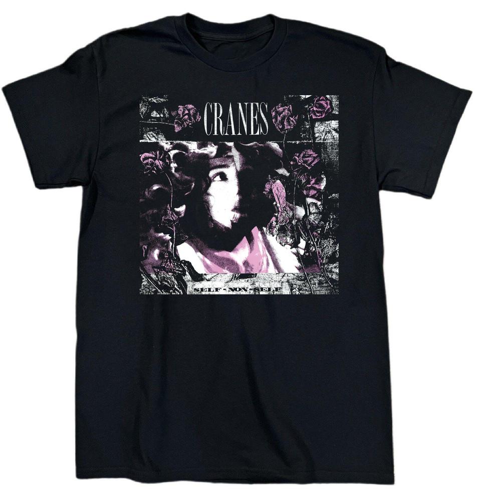 

New Cranes Band Self-Non-Self Album For Fans Cotton Black S-5XL Shirt EN647 Unisex T-Shirt Graphic Tee XXXL