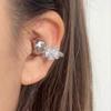 Knipperende Kersenhout Bloesem Oorclip Accessoires Zirconia Oortelefoon Bedeltjes voor OWS Earbuds Mode Sieraden Cadeau voor Vrouwen