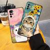 Cartoon Cute Cat Phone Cover Case for Motorola Moto G22 Edge40 G51 G73 G60s G50 Edge 20 Pro 30 Lite G53 G30 G52 G32 G71