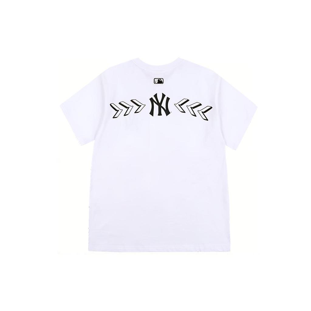 MLB T Shirts Unisex White Crew Neck Moderate Straight Fit 31TSS2131-50W
