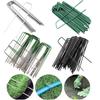 Shaped U Nail Pins Metal Fixed Plant Lawn Garden Pegs Stake Robust Netting