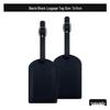 Thickened PU Leather Luggage Tag with Signature Card and Anti-Lost Features