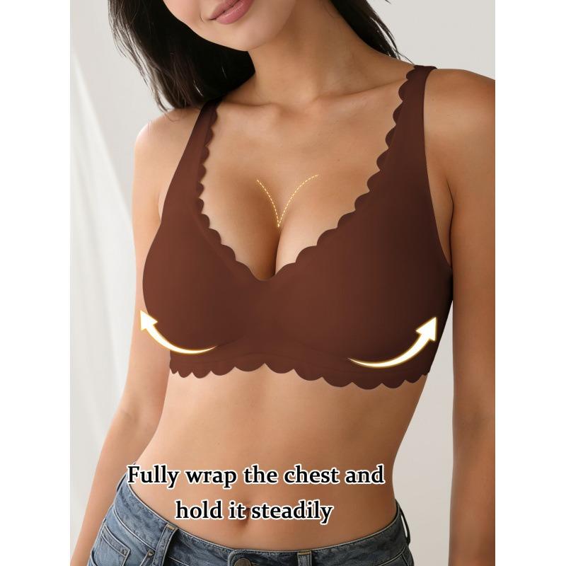 Soft Support Push Up Backless Comfortable Leopard Print Bra