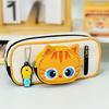 Cute Pencil Case Cartoon Cat Pencil Pouch Large Capacity Stationery Organizer for Middle School And Elementary School