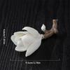 Ceramic Handmade Magnolia Flower Incense Stand Creative Indoor Zen Incense Holder Incense And Tea Ceremony Decoration Gift