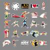 50 Track and Field Sports Doodle Personalized Sports Creative DIY Mobile Phone Water Cup Suitcase Stickers